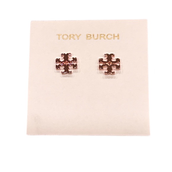 TORY BURCH Rose Gold Kira Stud Earring - Picture 2 of 3